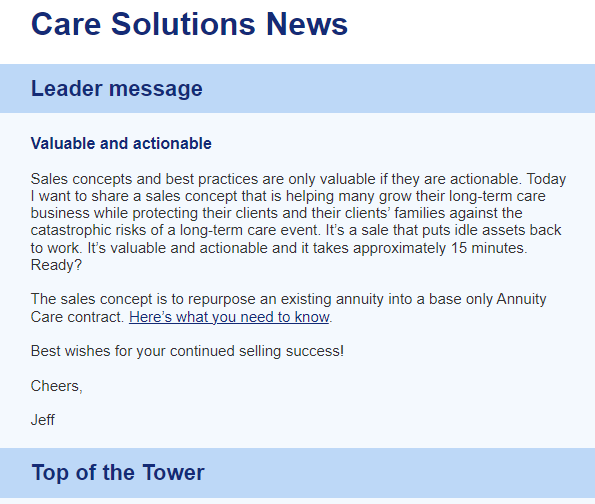 Care Solutions News