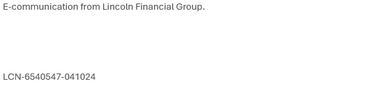 E-Communications from Lincoln Financial Group